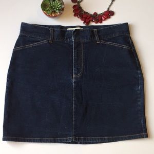 GAP hip hugger stretch skirt sz12